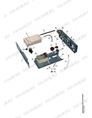 Взрыв-схема стиральной машины Aeg Electrolux LM50 - Схема узла Electrical equipment 268